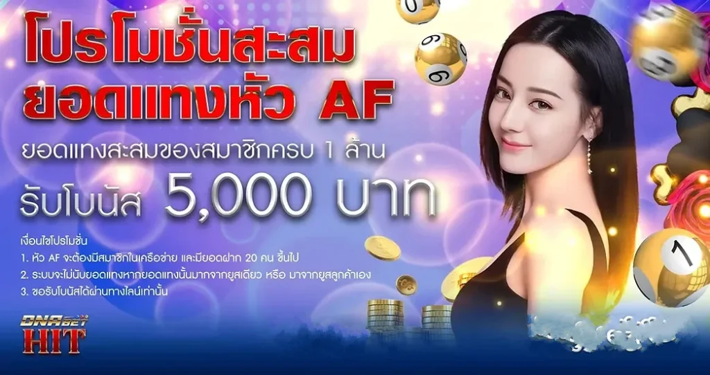 โปรสะสมรับโบนัส by Dnabet999